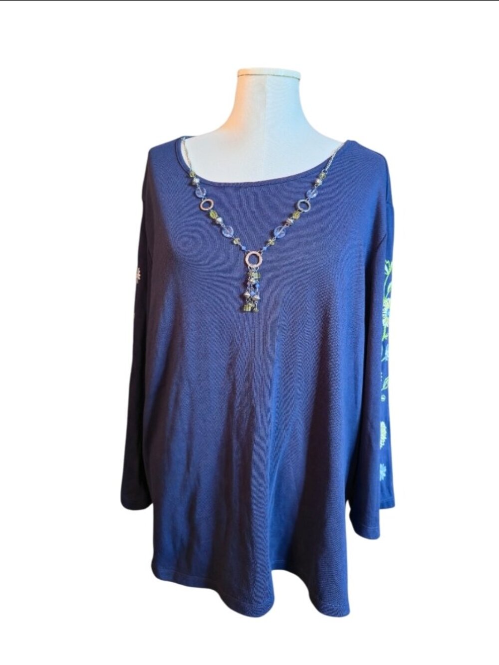 Alfred Dunner embroidered top size XL